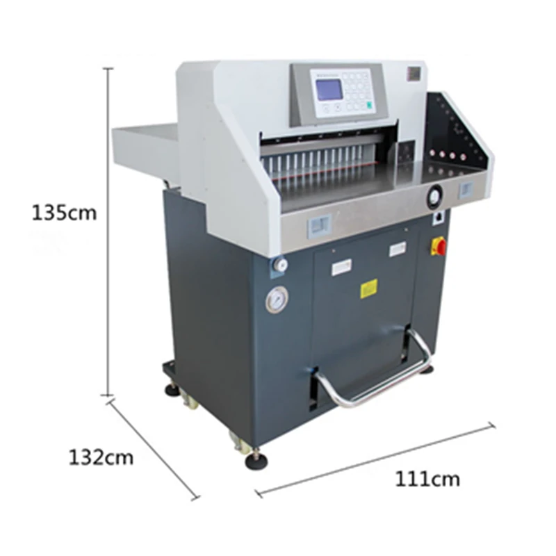 6700H Hydraulic Guillotine Paper Cutting Machine Machine Cut Size 670*670mm