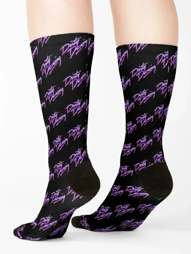 Dirty Dancing Logo Socks Christmas soccer anti-slip winter gifts cotton Socks Women Men's
