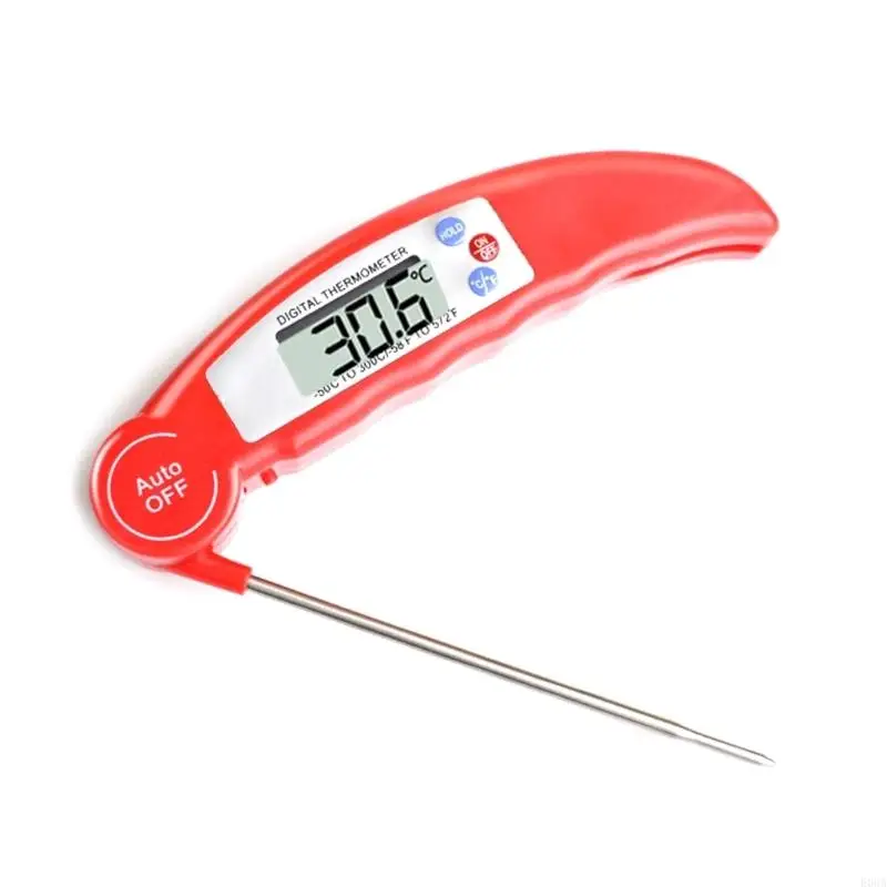 High Accuracy Foldable Kitchen Thermometers For Realtime Accurate Temperature Reading In Oven Deep Soup Oil And Beverage 