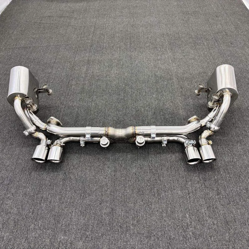 Catback-Auspuff für Porsche 911 (997.1/997.2) 3.8 Carrera 2004-2012 Hochleistungs-Auspuffrohr aus 304 Edelstahl mit Schalldämpfer – Detail 10
