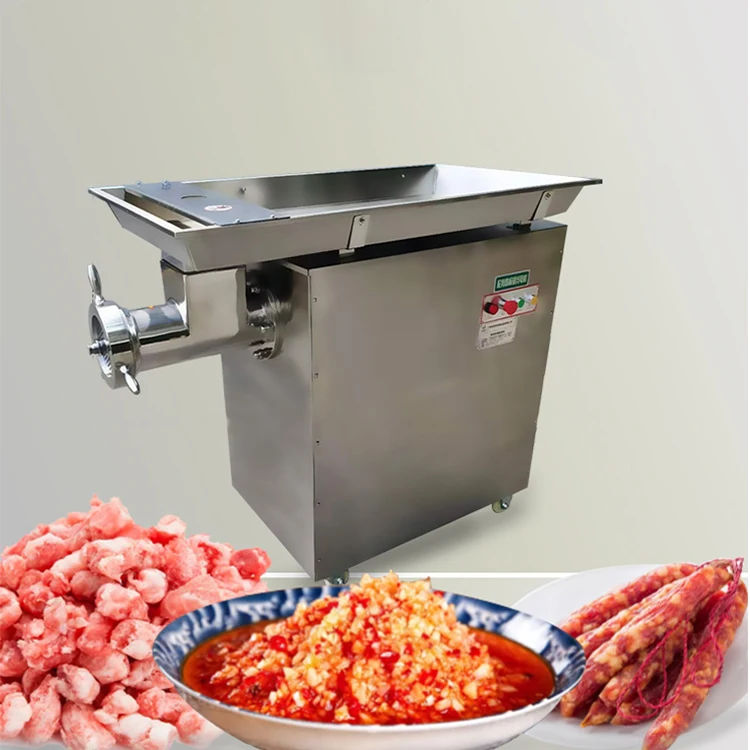 

All Steel Heavy Duty Meat Grinder 304 Steel Screw Blade Meat Mincer Machine Frozen Meat Slicer Grinder For Sale