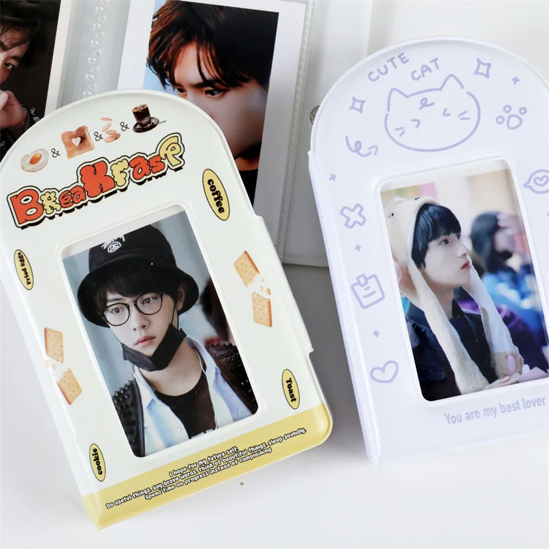 

Kpop 3-дюймовая Фотокарта Idol, держатель фотокарты, Фотокарта, папка для фотокарт Lomo, Фотокарточка для фотографий, папка для фотографий со свободными листьями
