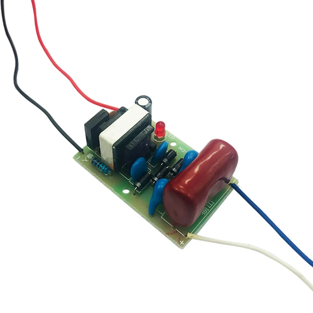 Booster Power Supply Module DC 3.7V to 1800V Step Up Module Arc Pulse DC Motor with High Voltage Capacitor 3.7V 2A 3-4.2V Input