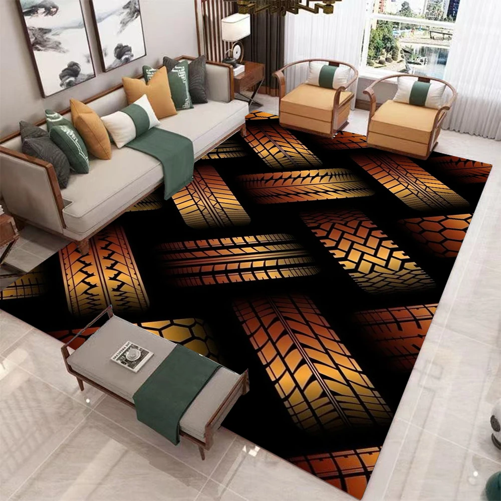 الإطارات نمط البساط الإطارات المسار البساط رجل الكهف ديكور غرفة في سن المراهقة حصيرة مكتب حصيرة شعبية نموذج البساط ميكانيكي البساط