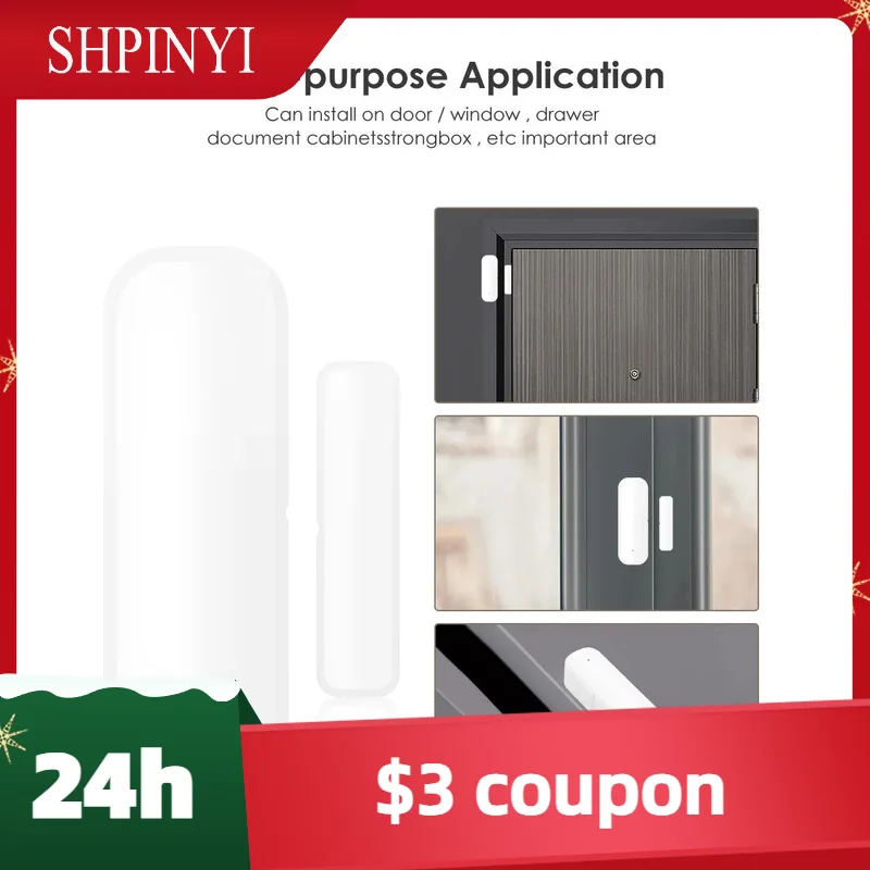 

Граффити интеллектуальная zigbee дверная магнитная сигнализация пульт дистанционного управления беспроводной Wi-Fi датчик двери и окна противоугонный ZMWL080