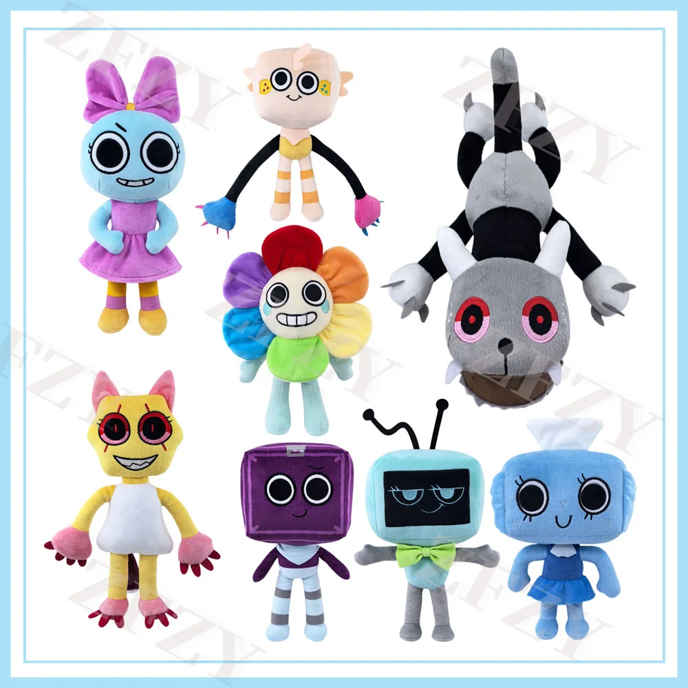 

Dandy's World Аниме Фигурка Милый Dandy World Scrap Horror Game Goob Pebble Мягкая Подушка Плюшевая Игрушка Дети Хэллоуин Рождественский Подарок