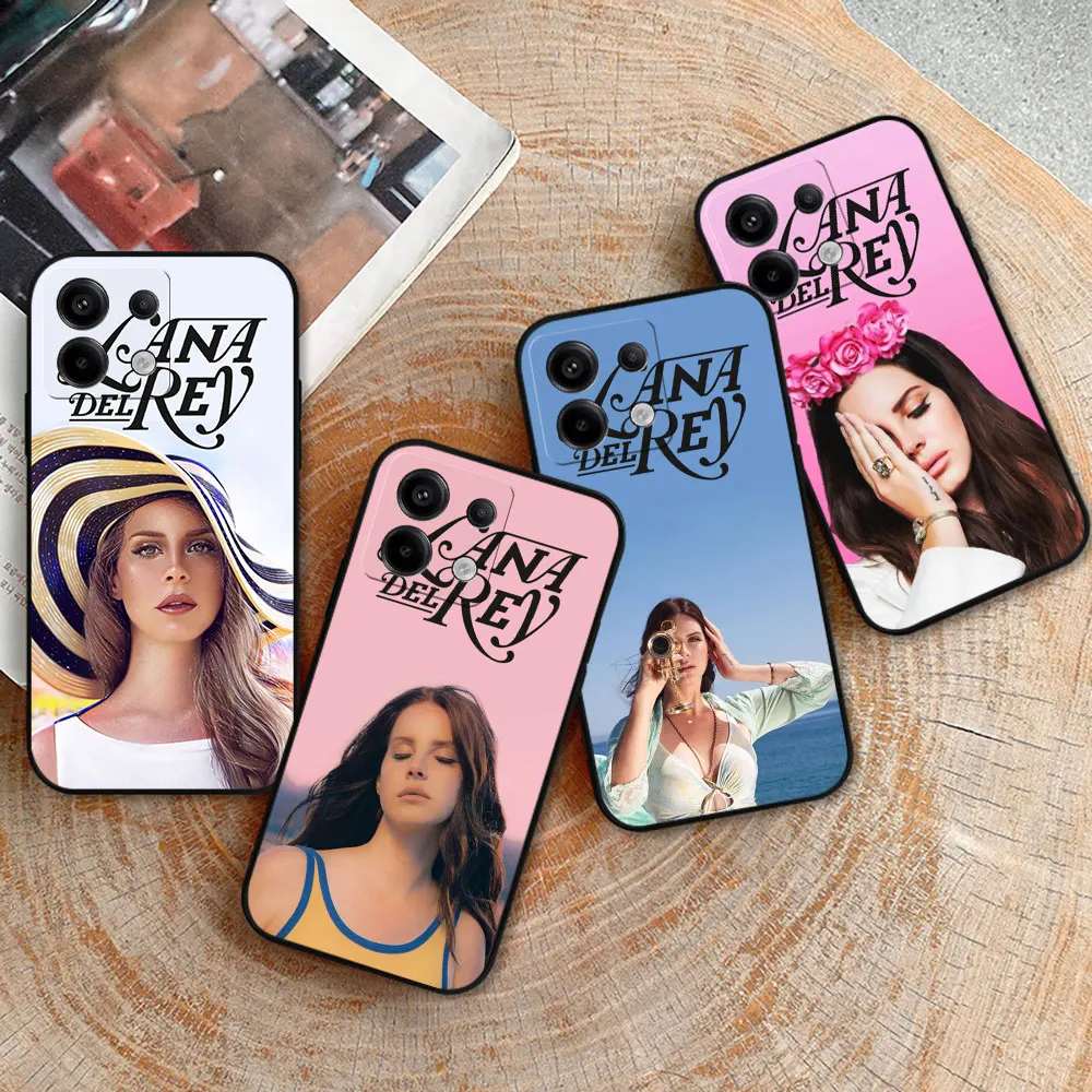 

Singer Lana Del Rey Rapper Phone Case For Redmi Note 13 12 12S 12T 11 11S 11T 11E 10 10S 10T 9 9S 9T 8 7 7S 6 Pro Plus Max Cover