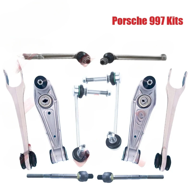 10 Pieces Front Suspension Control Arm Stabilizer Link Tie Rod Kits For  911 997 BOXSTER 987 CAYMAN 987 2004-2013