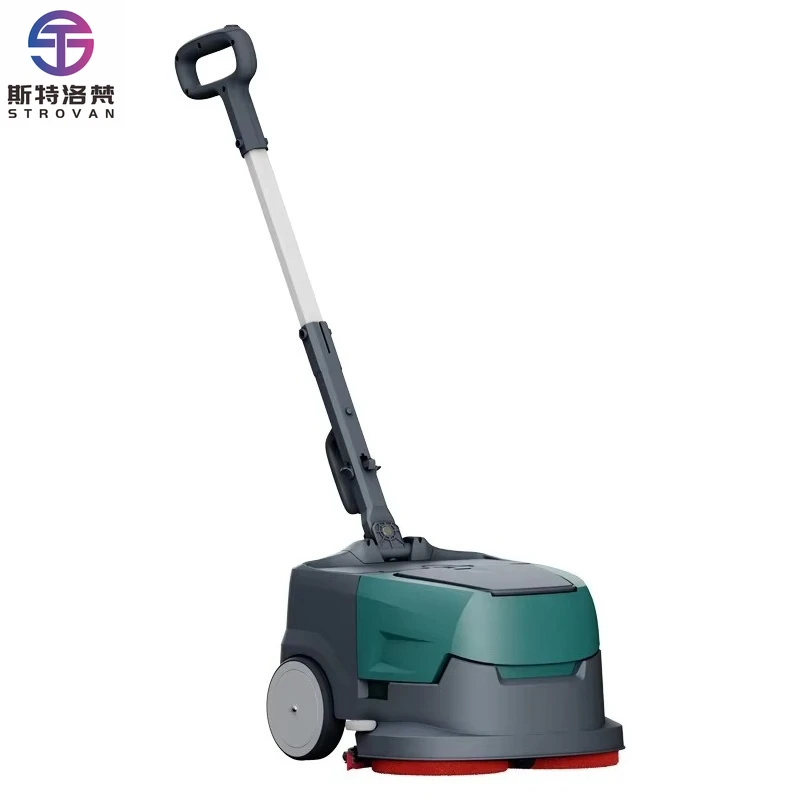 K1 Flexible Lithium Battery Powered Automatic Vacuum Hand Held Commercial Floor Scrubber Dryer Machine