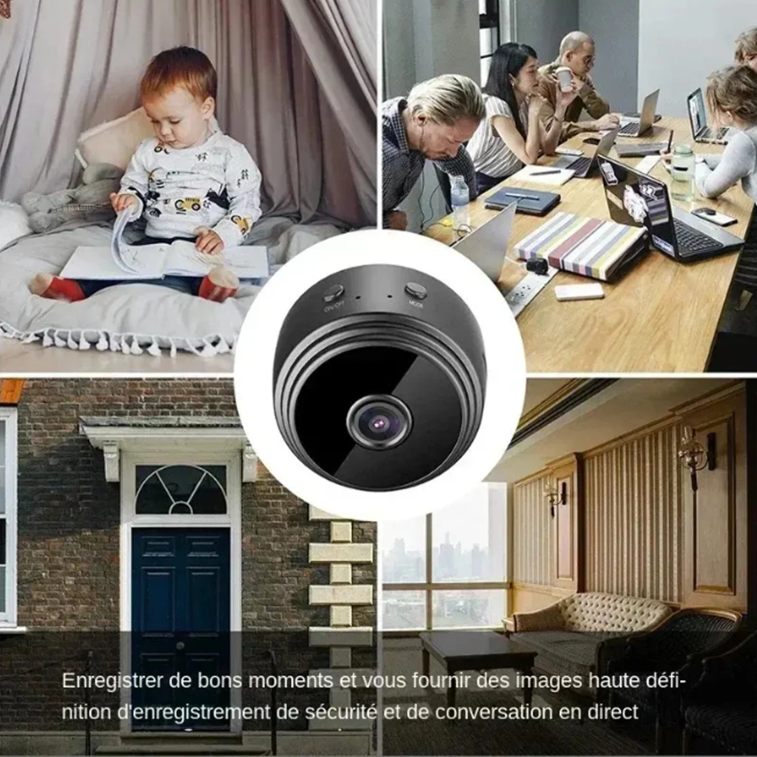 1080P A9 Mini Wifi Camera Magnetic Network Security IP Camera Night Vision Wifi Wireless Portable Infrared Video Voice Record