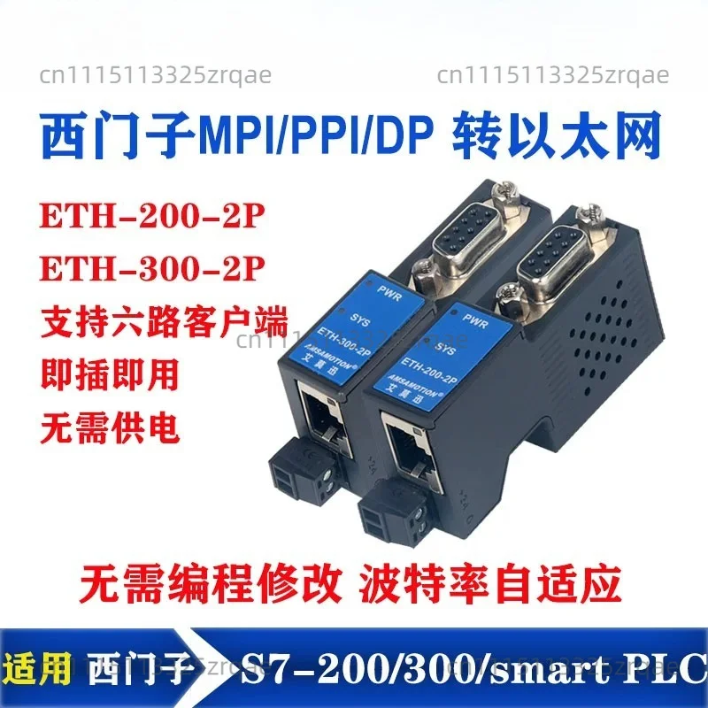 Suitable For Siemens S7-200/300 PLC PPI/MPI/DP ETH-200 ETH-200-2P ETH-300 ETH-300-2P Module