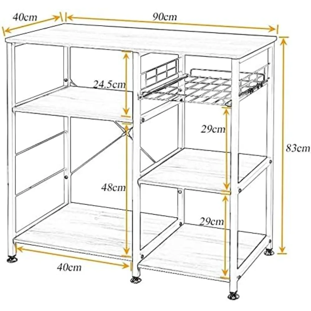 رف المخابز، رف المطبخ، الرف الدائم، الخباز، الرف، حامل الميكروويف