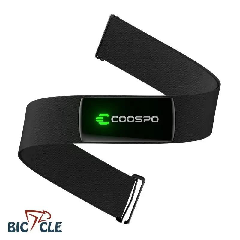 

COOSPO H9Z Rechargeable Heart Rate Monitor Chest Strap HR Sensor HRM Bluetooth5.0 ANT+ IP67Waterproof Use For Garmin/Wahoo/Zwift