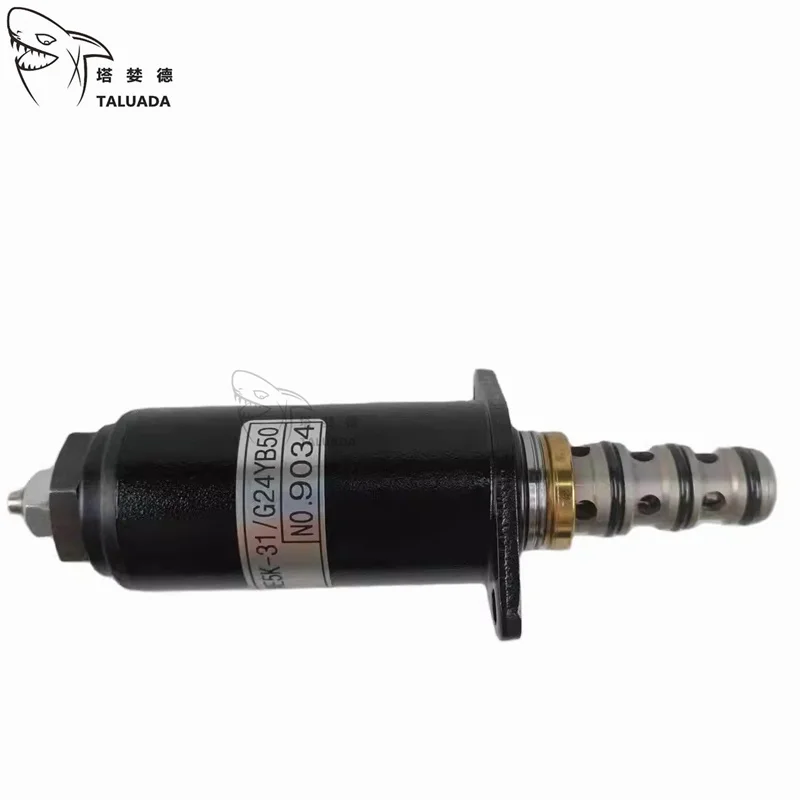 For Kobelco Hydraulic Pump Solenoid Valve SK200-8 SK230-8 SK330-8 SK350-8 Excavator Digger Part KWE5K-31/G24YB50 YN35V00051F1