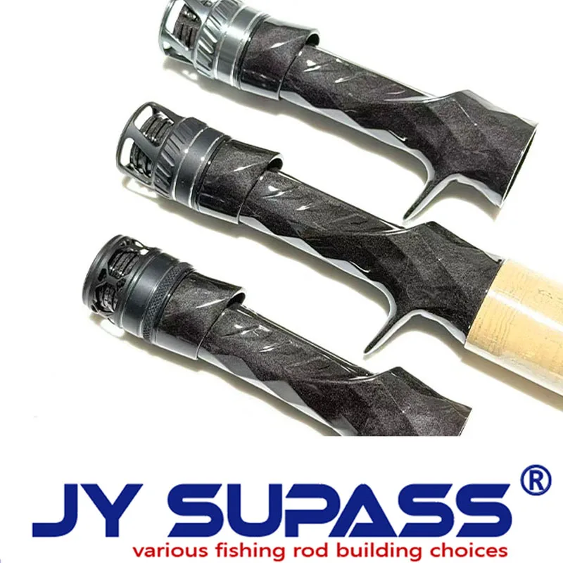 JY SUPASS BMC fishing rod custom carbon reel seat with cork handle diy Fishing Rod Repair Kit