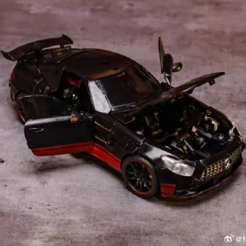 【재고 있음】MG-07 G-07 메타게이트 변환 하이쿠 드리프트 블랙 라이트닝 세 전사 자동차 액션 피규어 모델 장난감 오리지널 박스