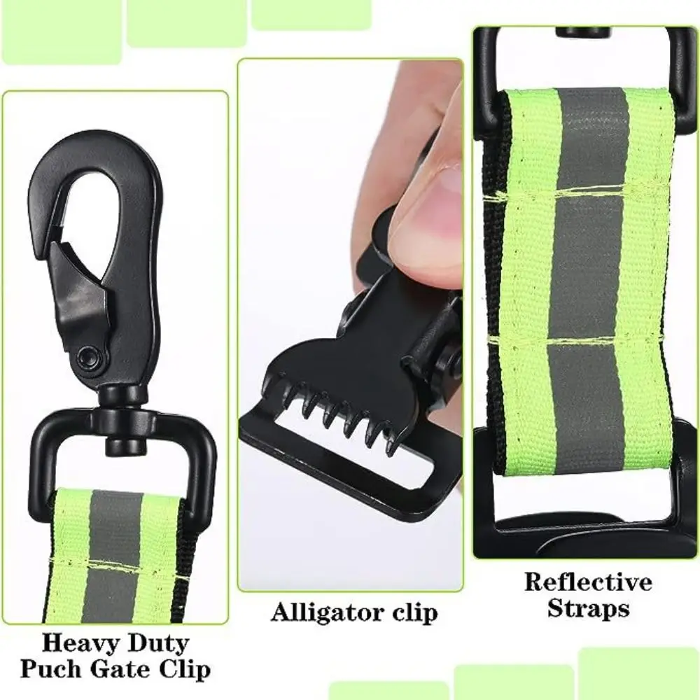 Multifunction Universal Firefighter Glove Strap Safety Gloves Clamps Mitten Clips Hanger Guard Labor Work Clamp Gloves Keeper