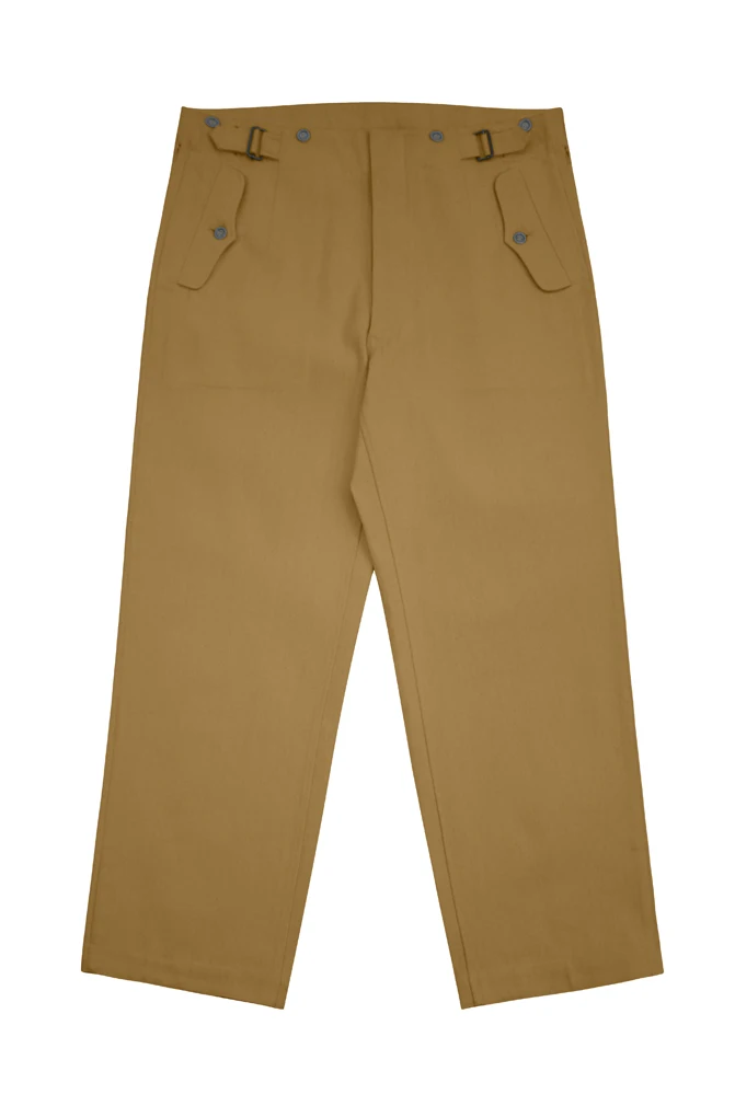 GUTH-013 WWII German Luftwaffe DAK/Tropical Afrikakorps Sand Drill Flight pants