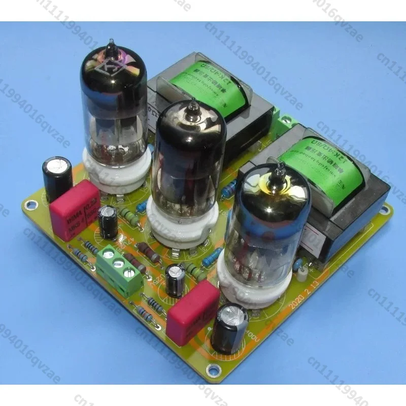 6N1 Push 6N1 Single-ended Class A Three-dimensional Power Amplifier Board 1W + 1W Three 6N1 Tube Push-pull Output JCDQ-79C