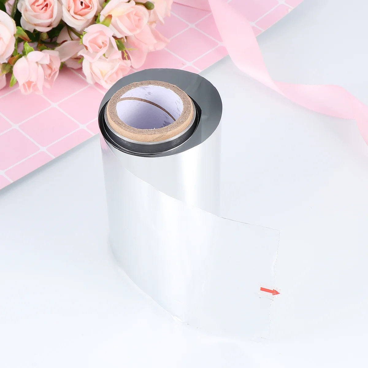 

1 рулон шириной 10 см, утолщенная фольга для окрашивания волос, одноразовая для салона ногтей, кухни, парикмахера, инструмент для укладки, домашнее использование