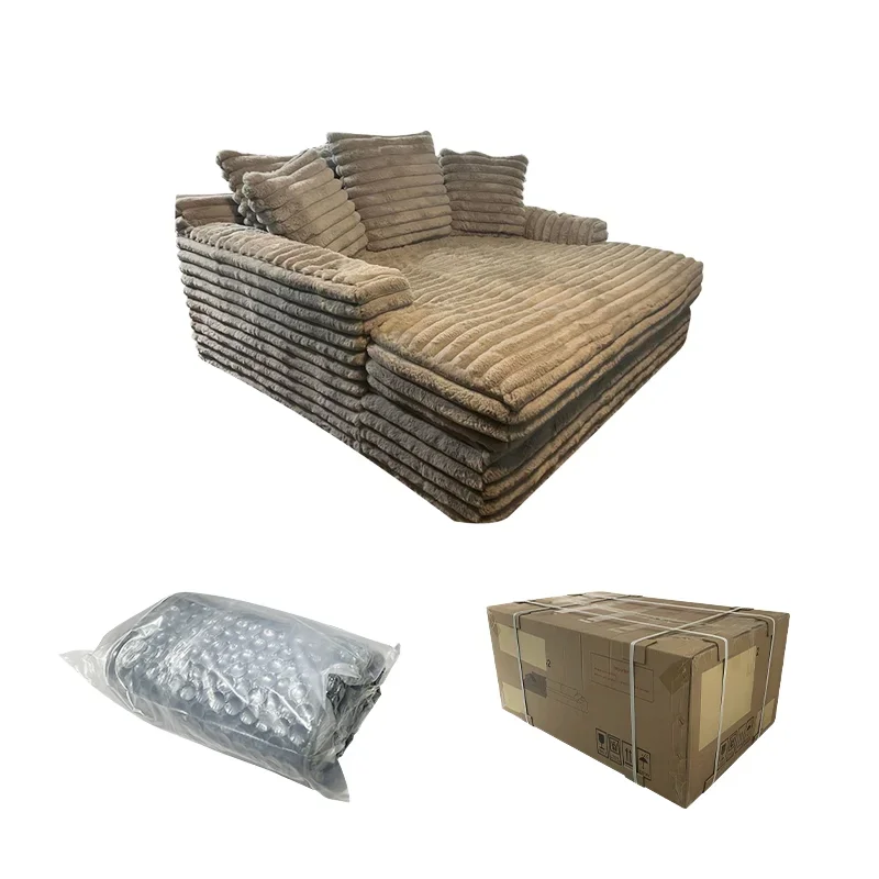 Vacuum Packed Foam Sofa In Box Compress Modular Couch Chair Bed Living Room Set Furniture Compressed