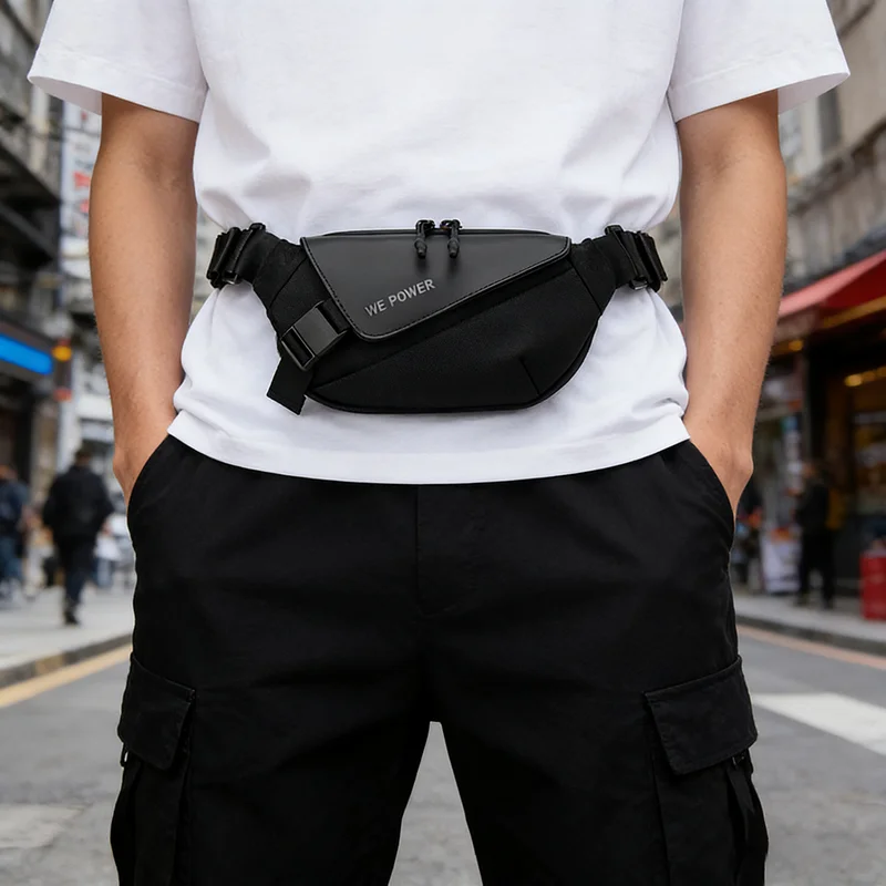Fashion Business Men Waist Bag 2026 New Trend Unisex Chest Packs High Quality Nylon Travel Fanny Pack Shopper Crossbody Bag Male