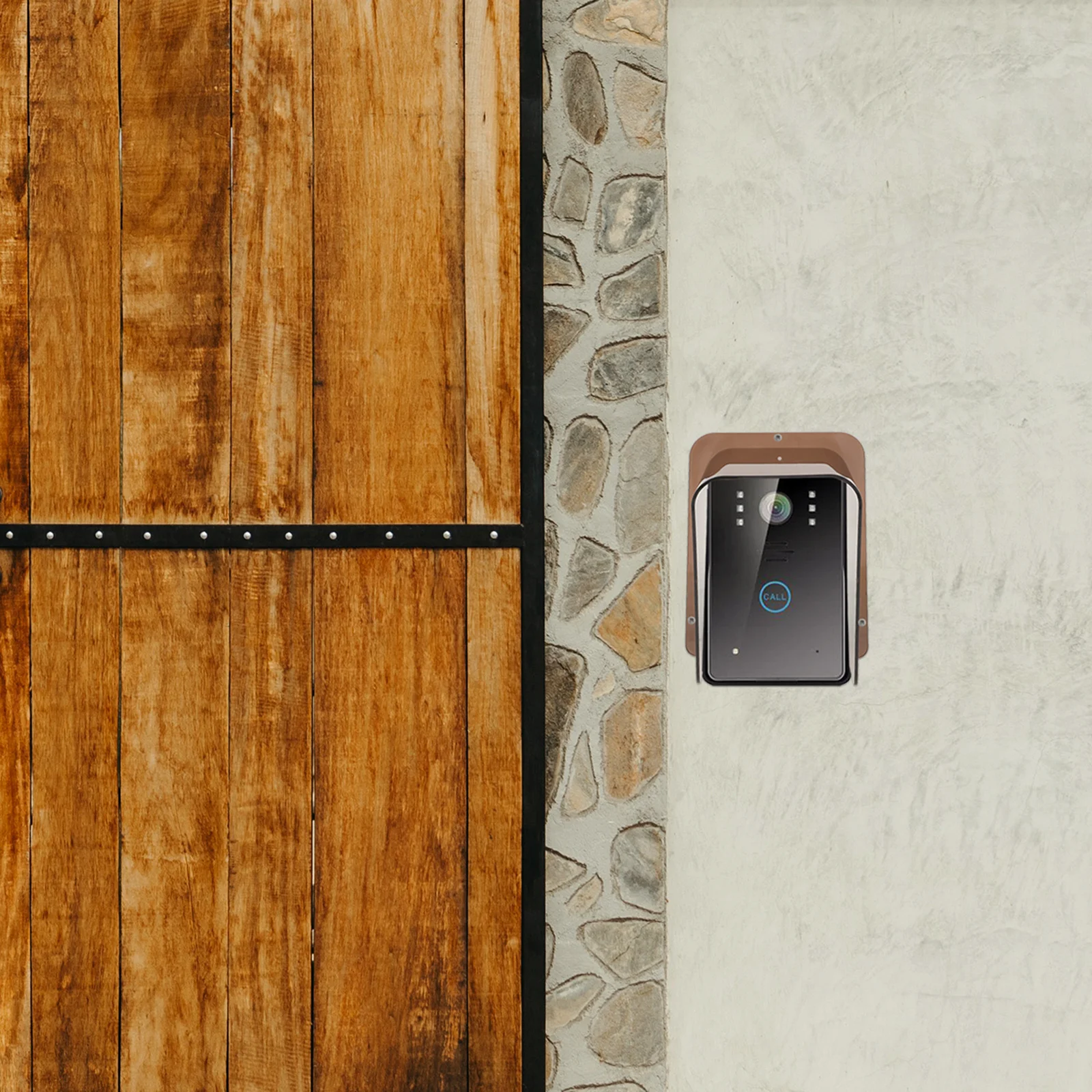 غطاء مطر لجرس الباب من الأكريليك متعدد الاستخدامات، حماية ضد الماء لآلة التحكم، غطاء جرس مقاوم للطقس #1