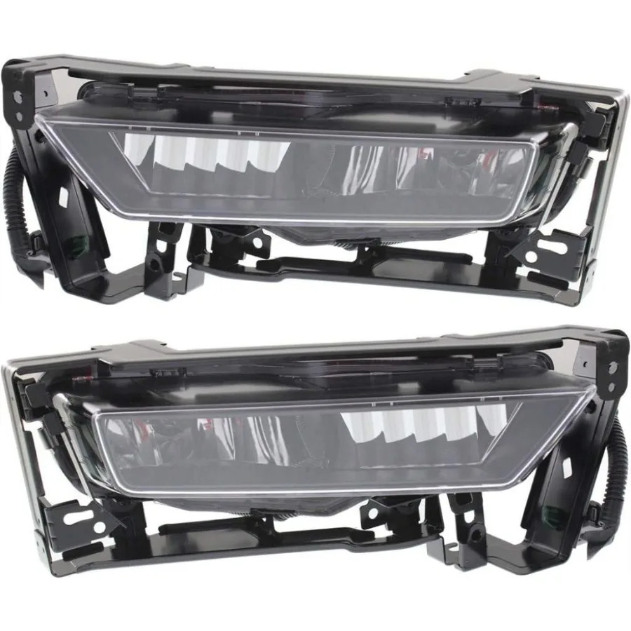 For Honda Accord Fog Light Assembly 2014 2015 Pair Driver and Passenger Side Sedan With High Brightness LED Technology for Enha
