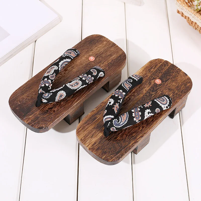 Sakura Geta Japanese Woodn Clogs Woman Traditional Slippers Wooden Shoes Flip Flops Oriental Sandals Sauna Slipper Anime Cosplay