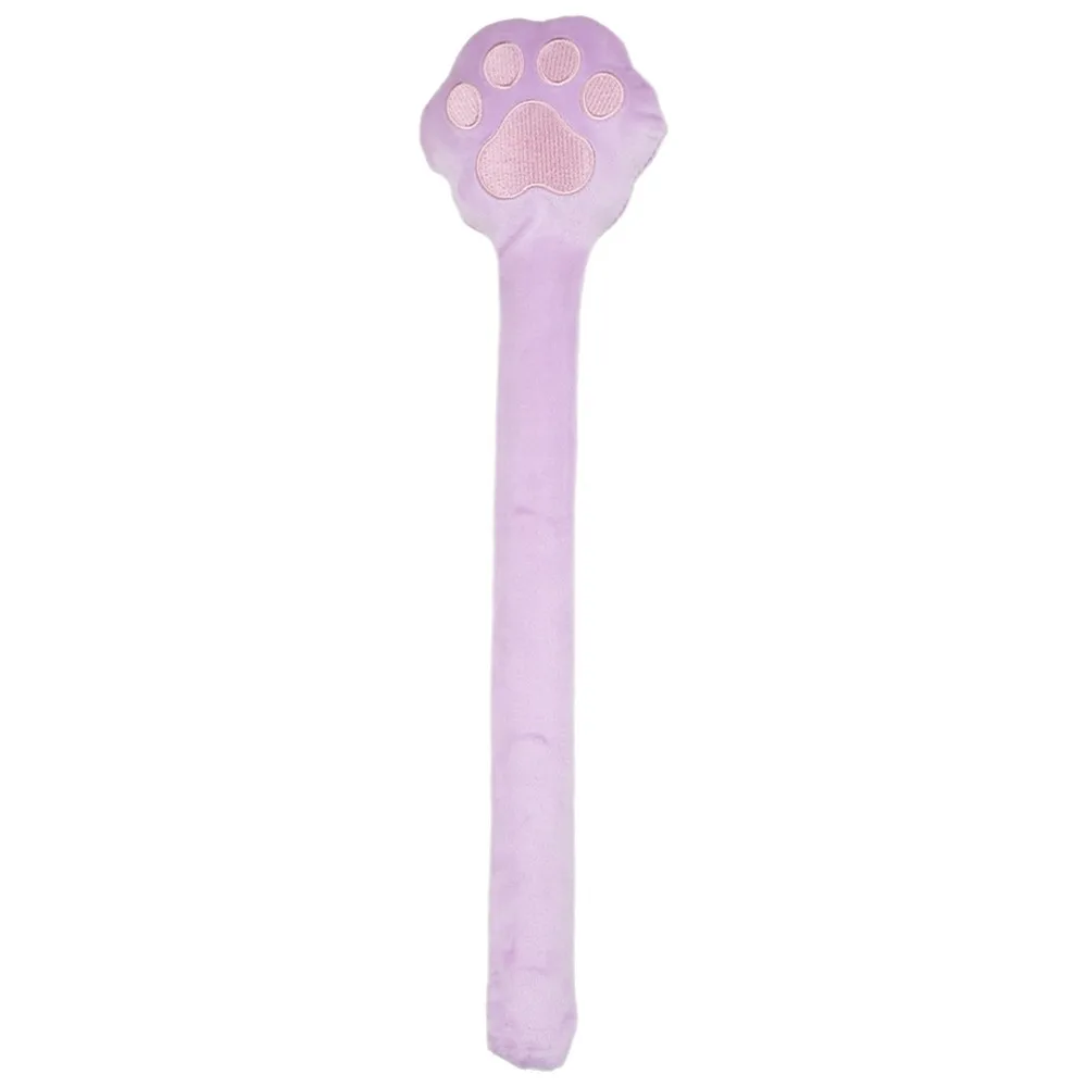 Cute Claw Shape Cat Claw Massage Hammer Soft Long Handle Meridian Slap Stick Comfortable Elastic Tapping Back Massager