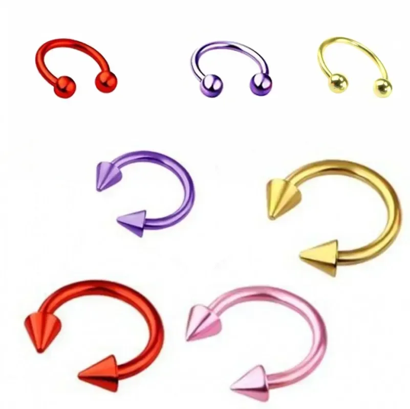 Stainless Steel Nose Rings Set