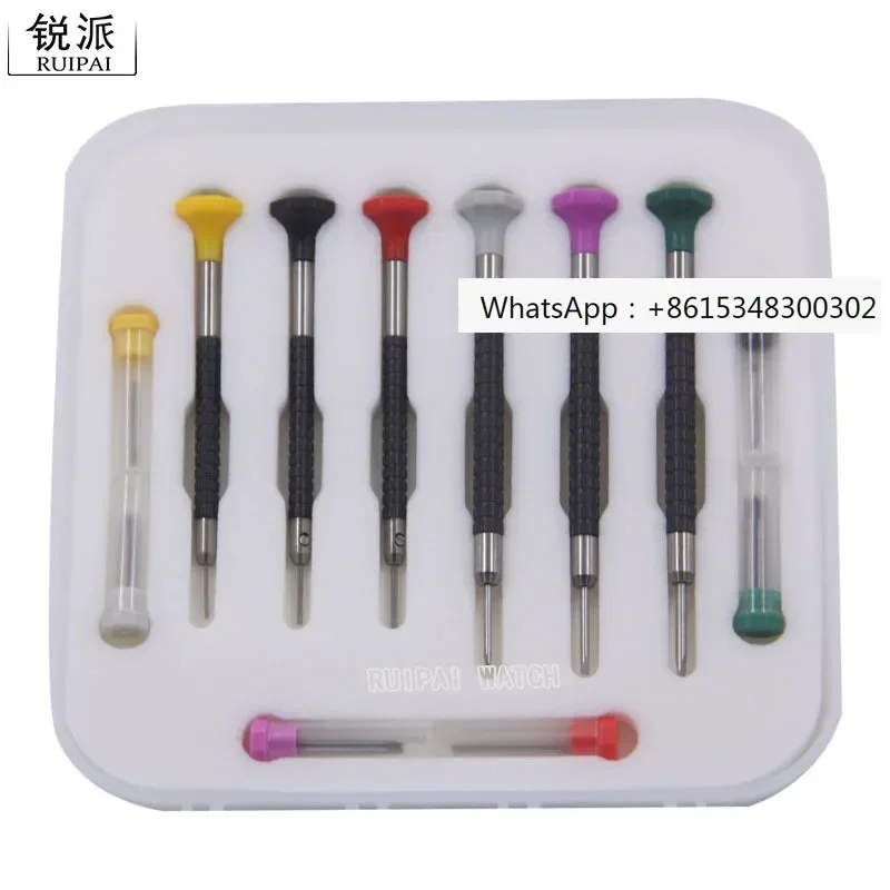 KOREA Made Micro Flat Head Screwdriver in Millimeter Slot Type Screwdriver To Repair The Watch 6pieces for 0.8-2.0mm