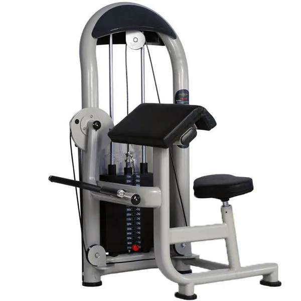 

Professional Gym Exercise Equipment Pin Loaded Seated Camber Curl Biceps Curl Strength Machine