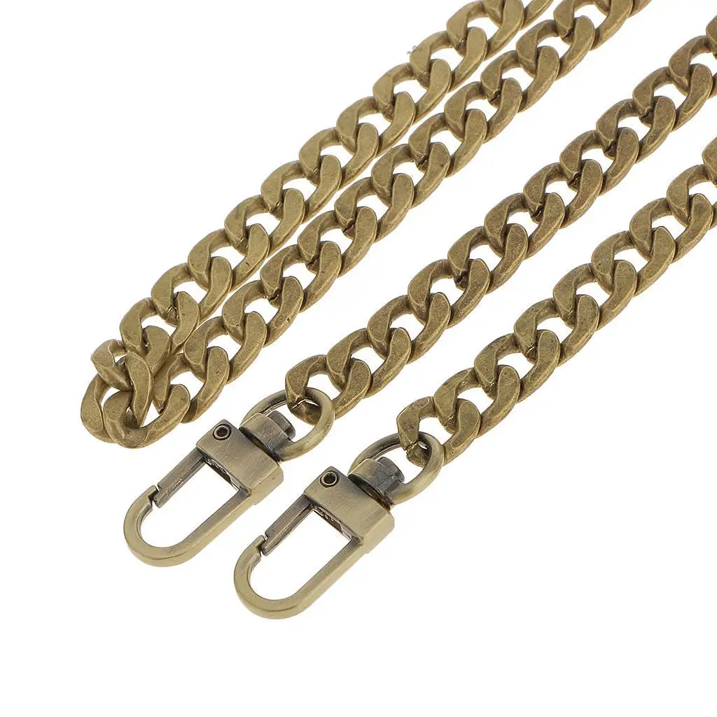 Sturdy Metal Bag Strap Replacement Chain Crossbody Accessory for Nylon Crossbody Bag and Silver Mini Bag