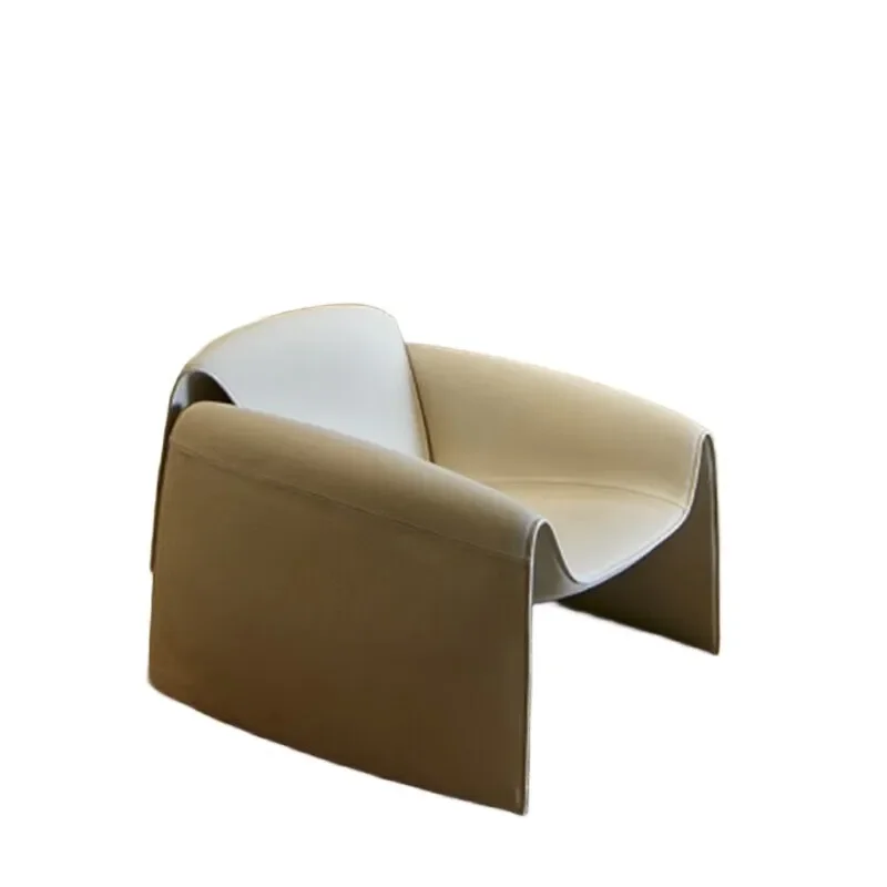 

Italian minimalist single sofa chair living room study