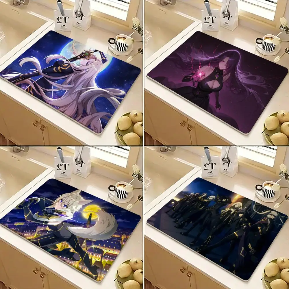 The Eminence In Shadow Anime Floor Mat Diatomite Floor Mat Fast Drying Odor Resistant Non Slip Bath Kitchen Mat
