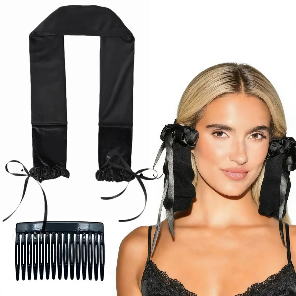 2026 New Heatless Hair Curler, No Heat Hair Curlers to Sleep in, Super Soft Velvet Curls for Long Hair, Daily Fast Styling Tools