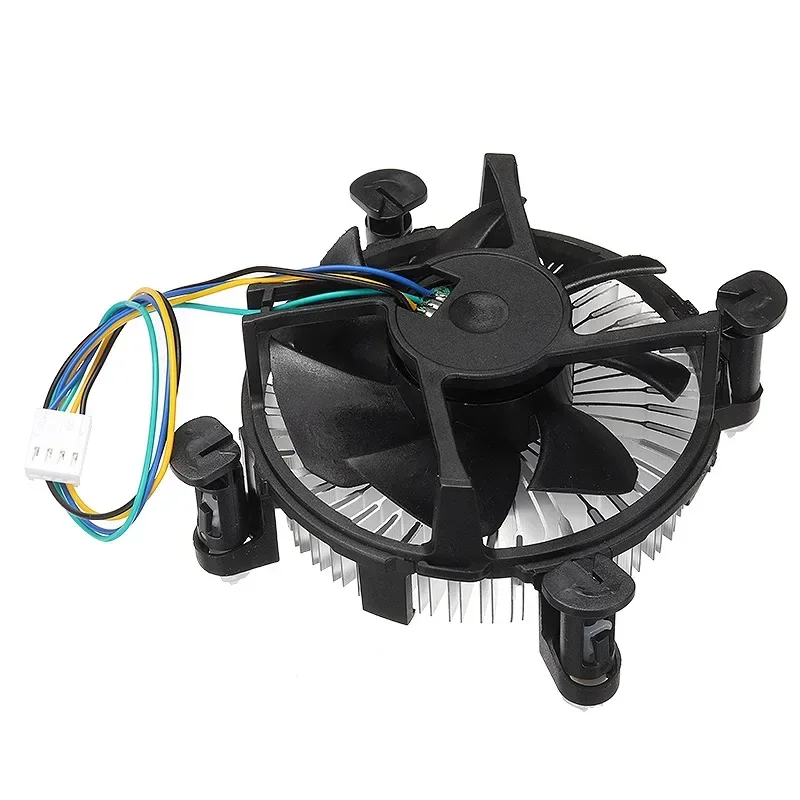 cooler Fan Original New 4 Pin Aluminium PC Desktop Support LGA 1150 / 775 / 1155 / 1151 Motherboard CPU Hardware Cables