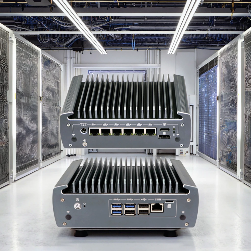 كمبيوتر صغير J6412 مزود بجدار الحماية بدون مروحة DDR4 - مقابس جديدة للولايات المتحدة/CN/الاتحاد الأوروبي #2