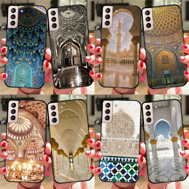 Islam Muslim Mosque Soft Case For Samsung Galaxy S23 S22 S21 Ultra Note 20 Note 10 S8 S9 S10 Plus S20 FE Cover