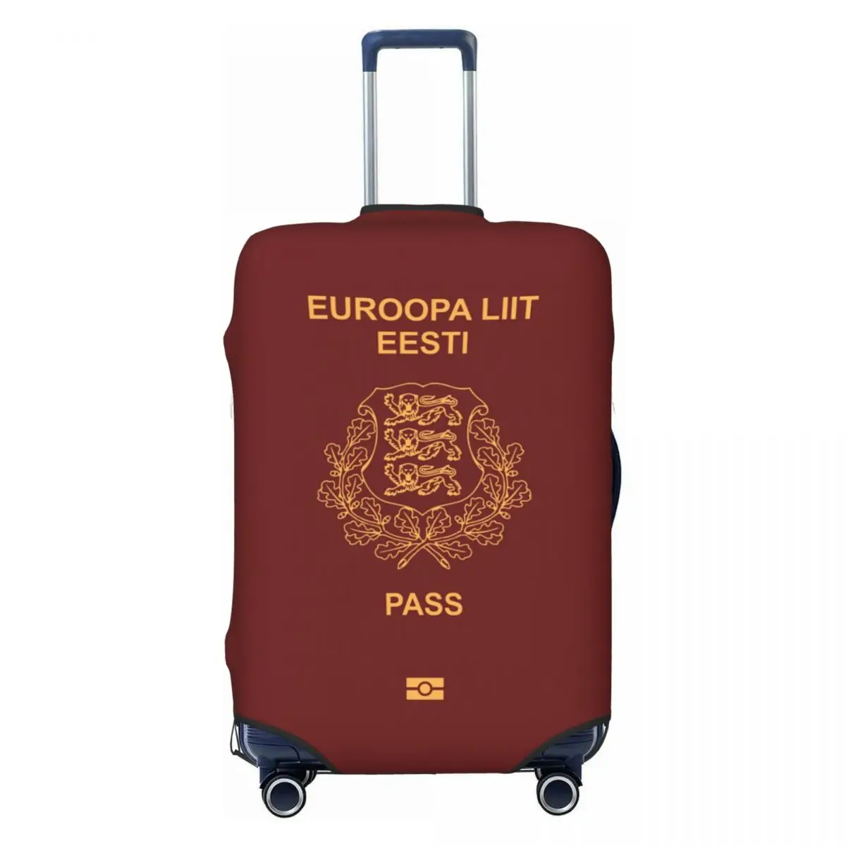 

Пользовательские Эстонии Паспорт Чехол для багажа Защитная мода Дорожные чехлы для чемоданов 18-32 дюймов