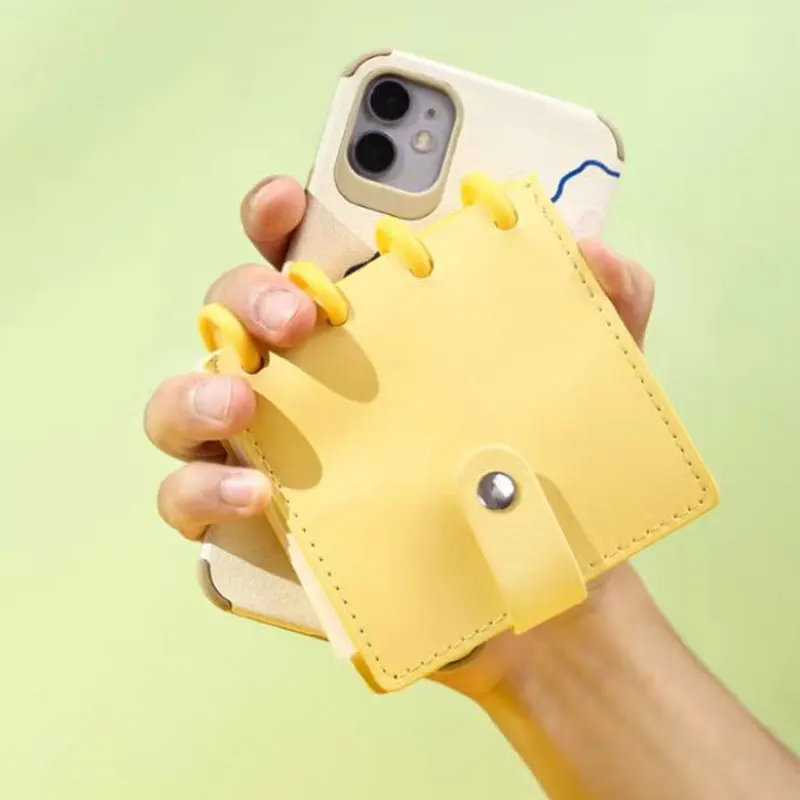 A7 Mini Loose-Leaf Notebook Mushroom Hole 4 Holes Binder Notebook Portable Discs Replacement Core Inner Page School Office