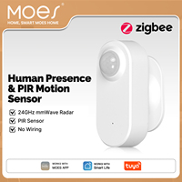 MOES ZigBee 24GHz Radar Presence Sensor Smart PIR Motion & Motionless Detection Wireless Tuya Smart Life App
