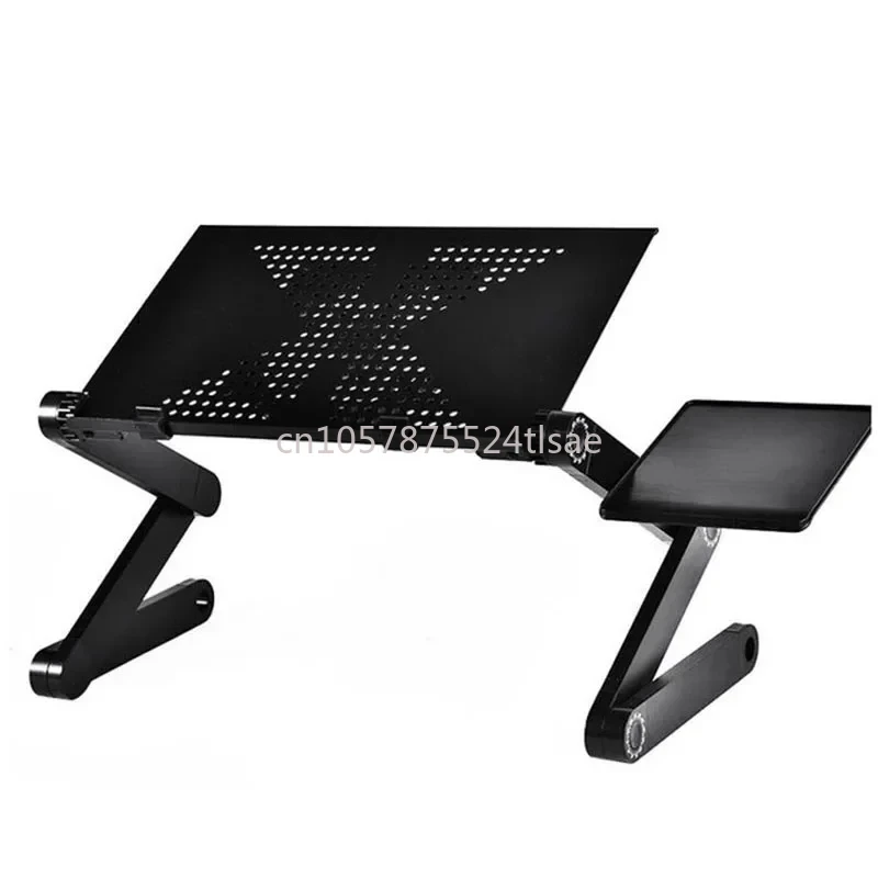 Laptop Table Stand and Lap Desk Adjustable Riser Portable with Mouse Pad Aluminum Laptop Cooling Holder desk for bed desktop