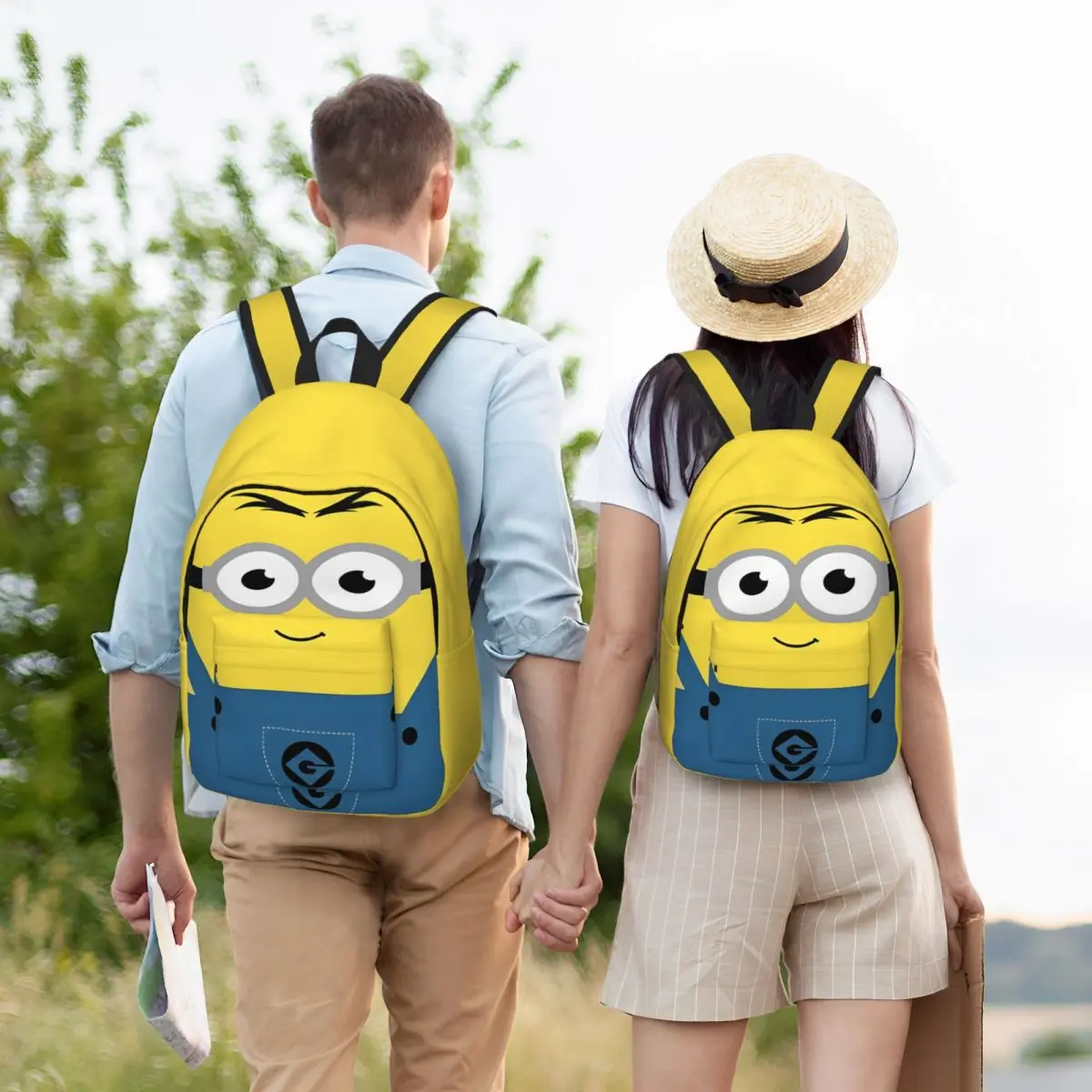 Mochila Minions Dave para preescolar, escuela primaria, bolsas de libros para estudiantes, mochila de regalo