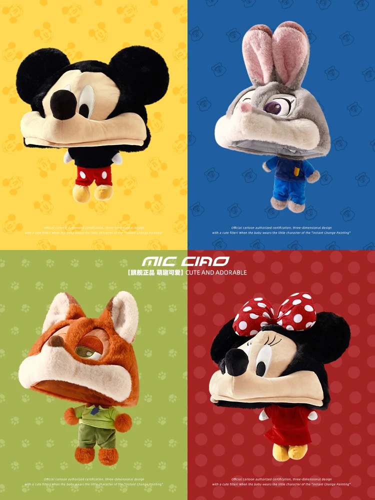 Nuovo autentico Zootopia2 Animation Derivatives Collaboration - Cappello invernale ufficiale Judy & Nick Fox Regalo a sorpresa di compleanno di Natale