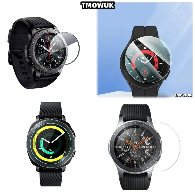 

For Samsung Gear Sport Gear 2 3 4 zero Anti-Glare Tempered Glass Screen guard HD 9H Scratch-Resistant Premium Thin