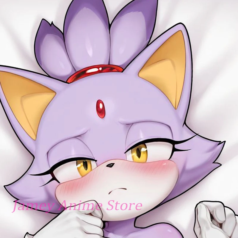 Anime Dakimakura Pillowcase Blaze the Cat Double-Sided Print Gift Life-Size Body Pillow Cover