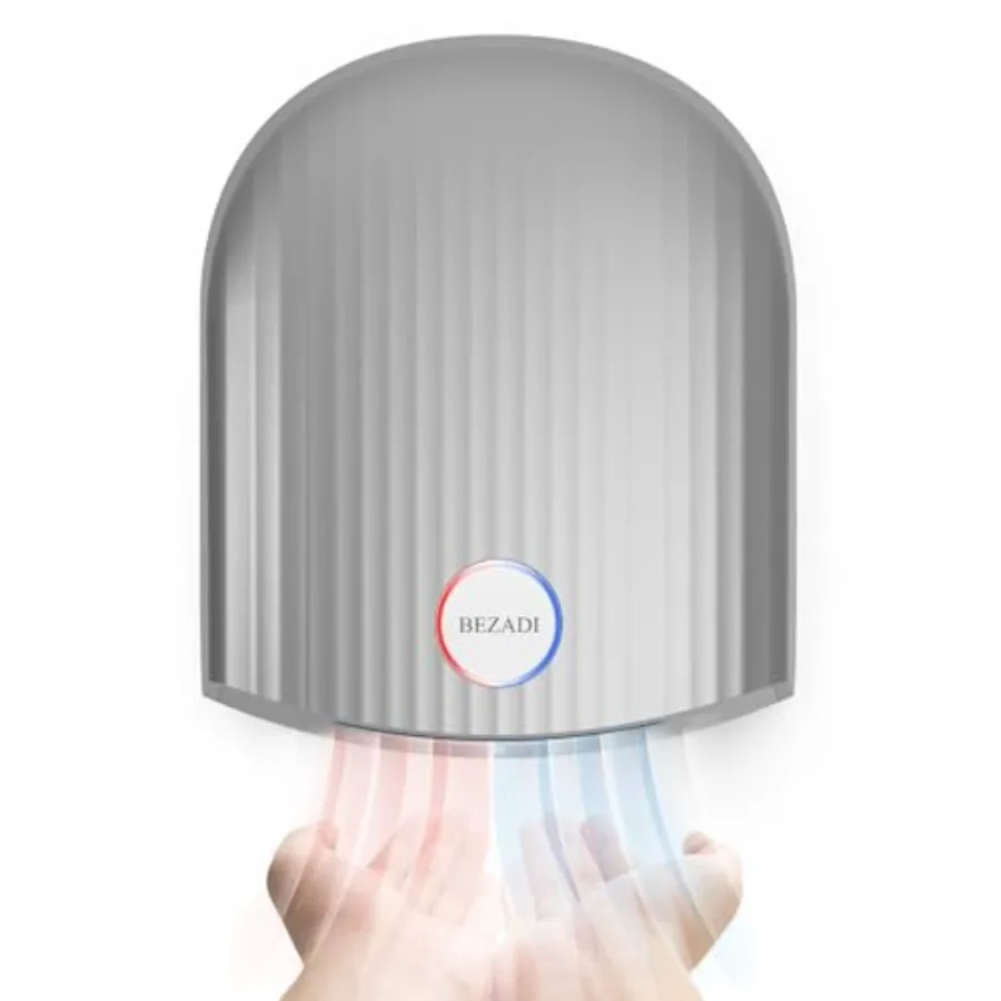 

1200W Commercial Hand Dryer High-Speed Hot and Cold Wind Wall Mounted Automatic Hand Dryer for Home Bathroom Industry - 110V AB