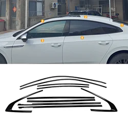 Car Exterior Door Window Strip Moulding Trim For Volkswagen VW ARTEON 2019-2024